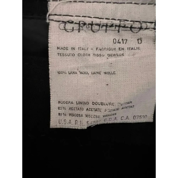 Valentino Sz,12/46 made in Italy wool seamed flared a-line couture lined Vintage - Picture 5 of 7